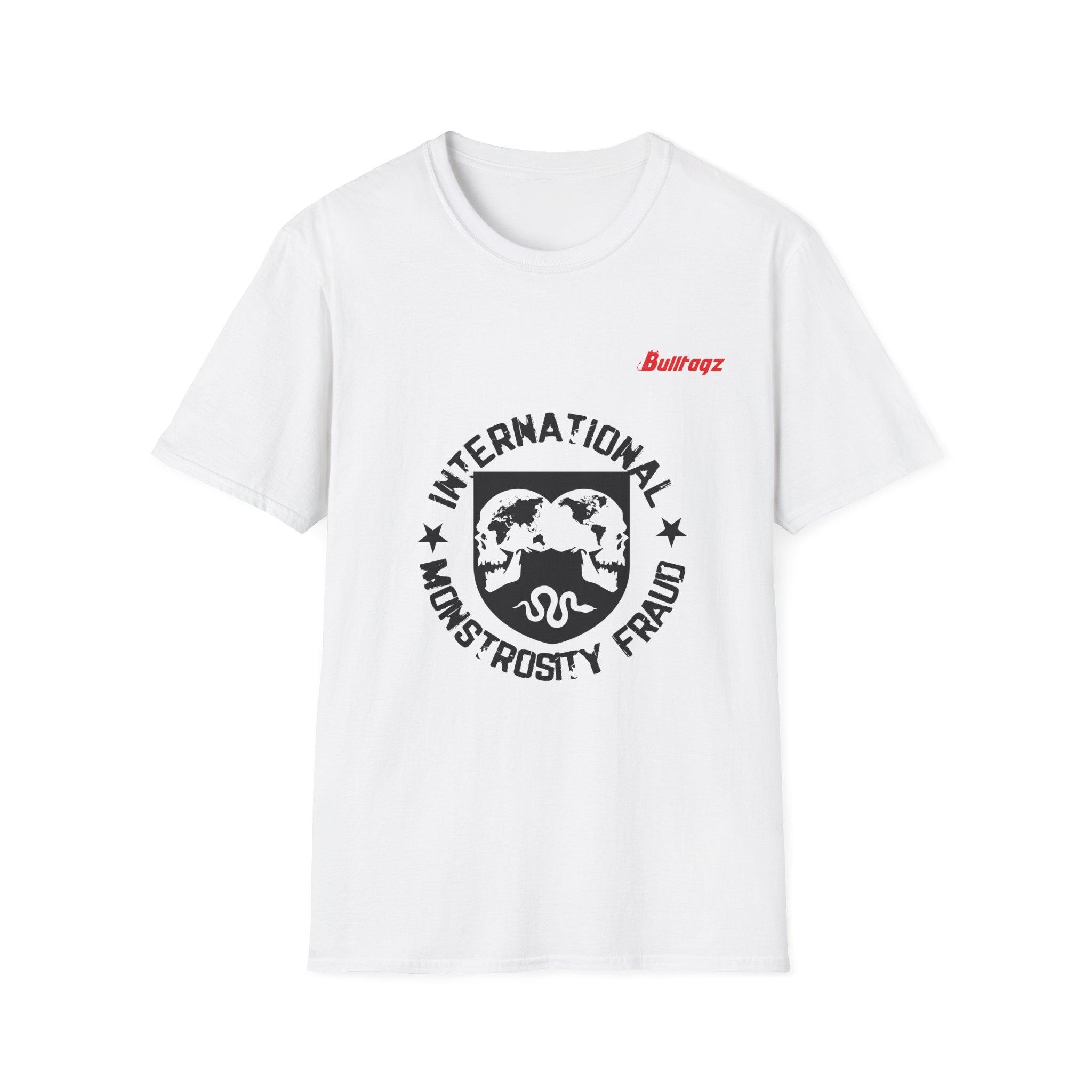 International Monstrosity Fraud Graphic T-Shirt - Unisex Softstyle Tee