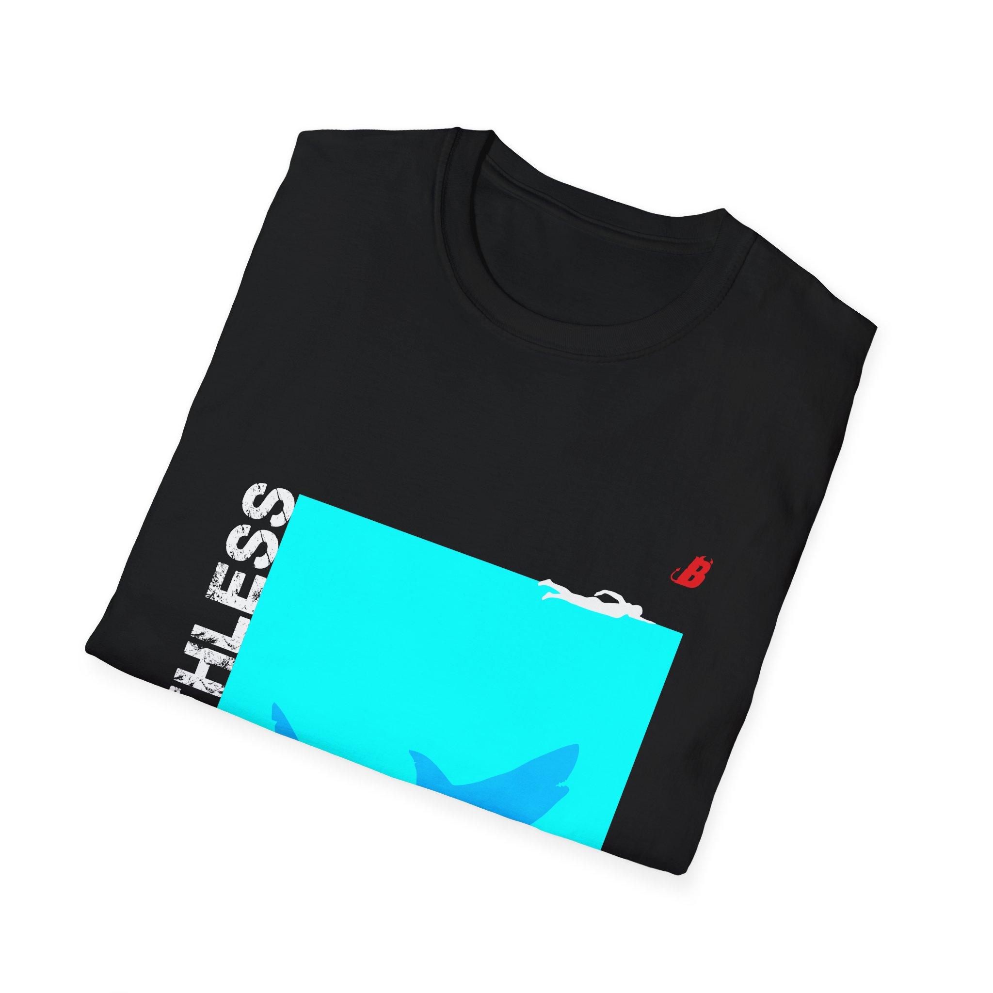🦈 Ruthless Nature Surf Tee Shark-themed unisex tee for beach days, summer vibes, and ocean lovers. Bold, chill, and gift-ready. - Image 3