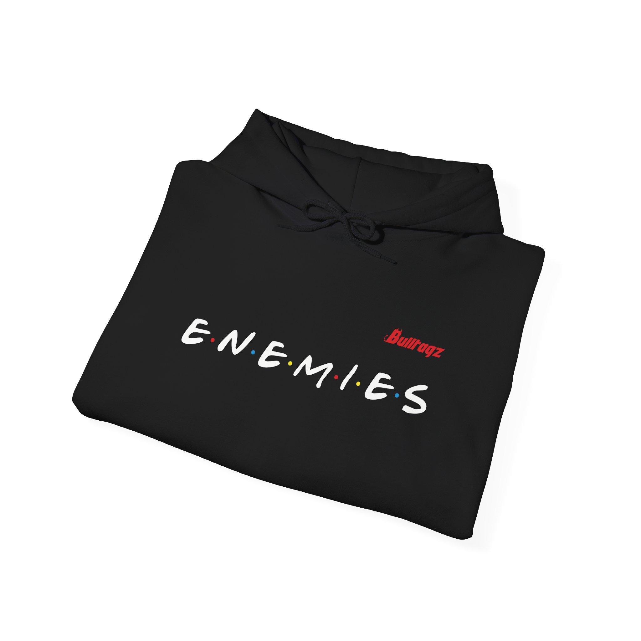 ENEMIES Hoodie — Bold Black Streetwear for Every Day Hustle - Image 4