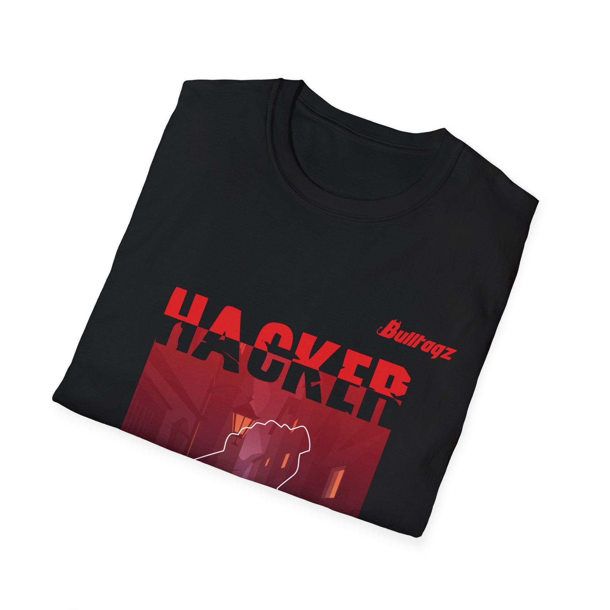 "Hacker T-Shirt – Techwear for Code Killers | Glitchcore Graphic Tee | Bleeding-Edge Cybersecurity Humor | Dark Streetwear for Programmers" - Image 3