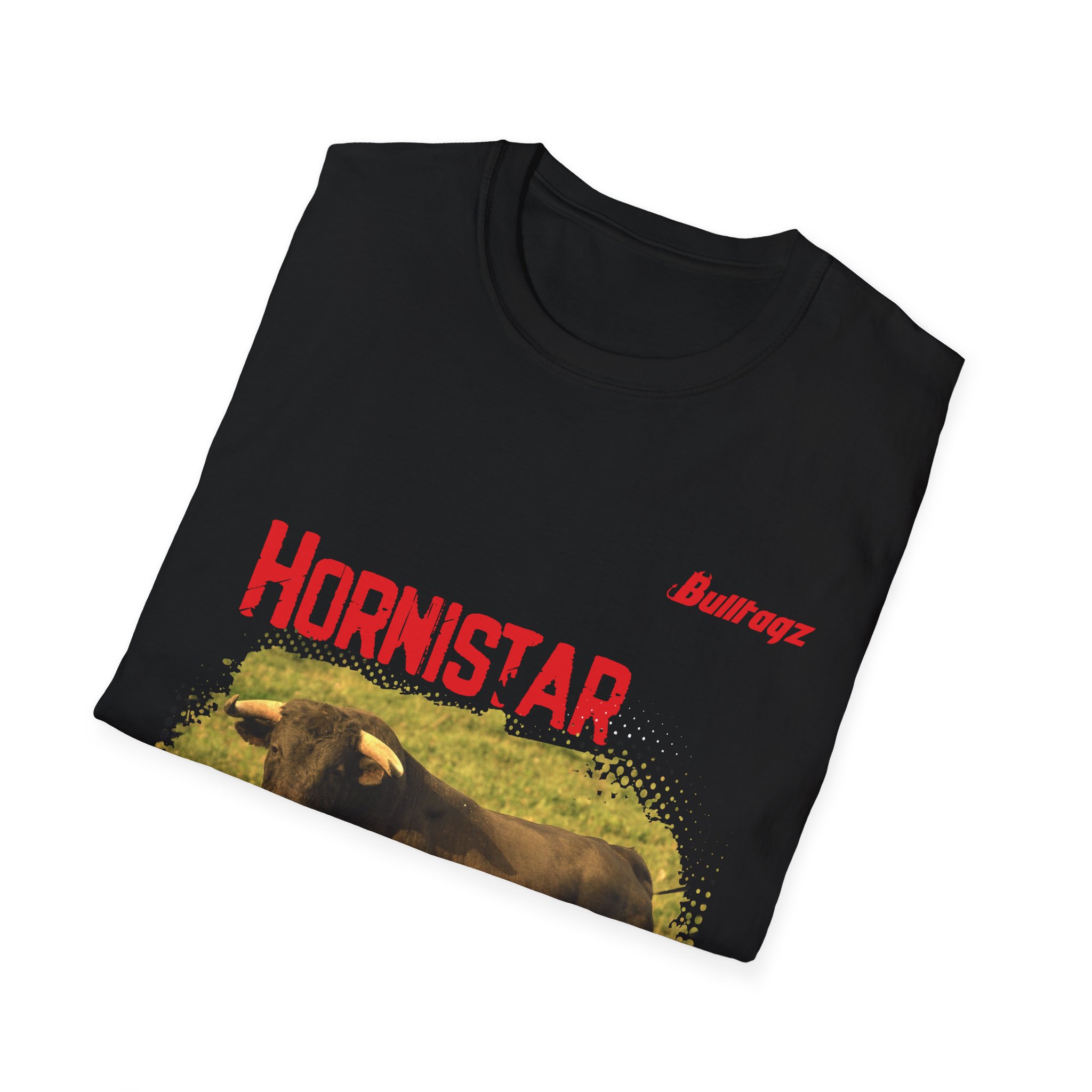🩸 Vintage Hornstar Tee — Goregraphic T-Shirt Embrace the savage side of farm life with this Vintage Hornstar tee - Image 4
