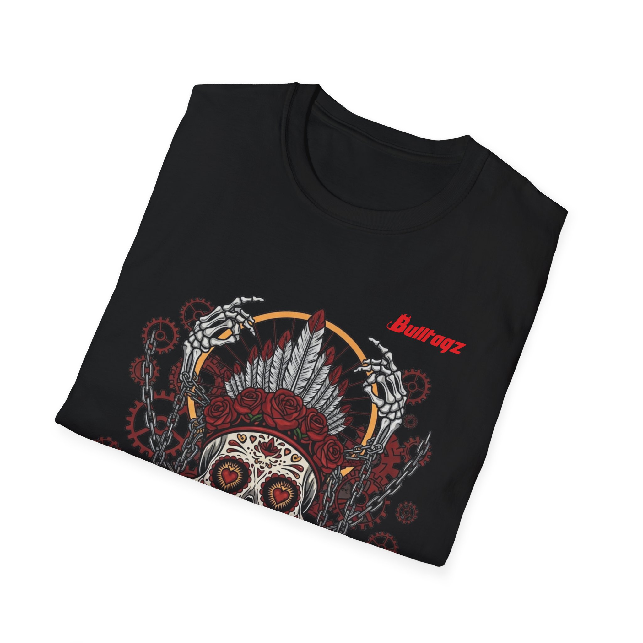 Skull Graphic T-Shirt - Unisex, Edgy Fashion, Casual Wear, Perfect for Gifting, Motorhead or Rock Enthusiasts - Image 4