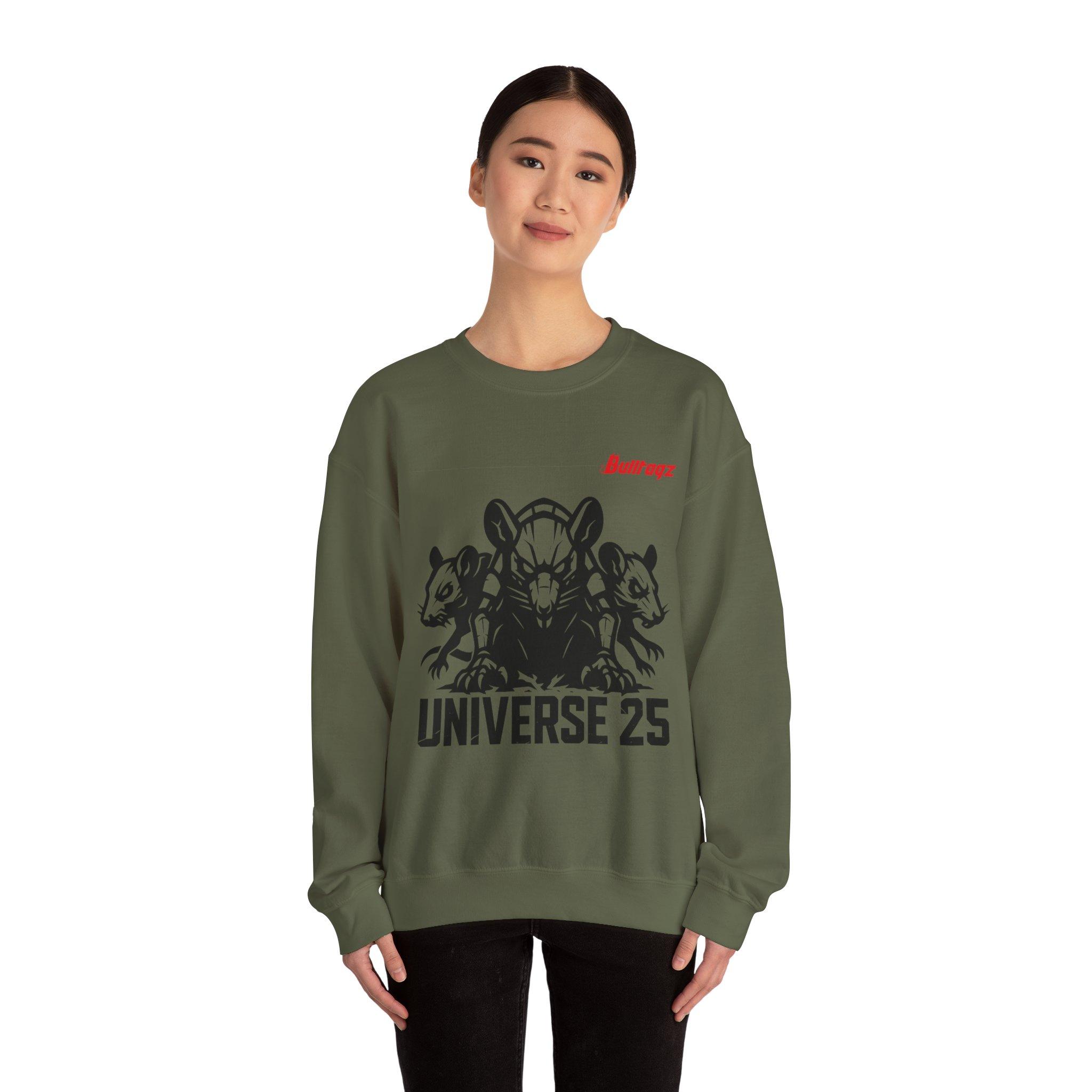 Universe 25 Crewneck Sweatshirt – Rat Trio Graphic Pullover - Image 4