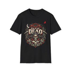 Cult of the Dead Skull T-Shirt — Gothic Skull & Bones Graphic Tee